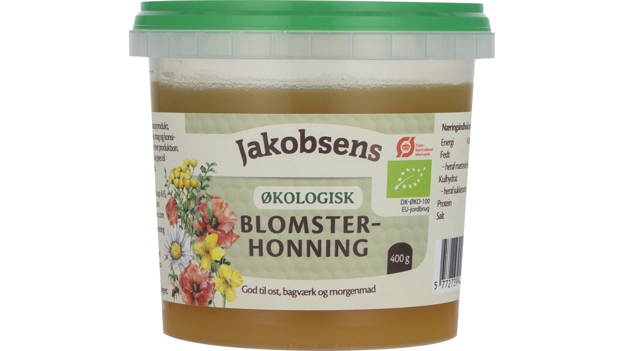 Øko Blomster honning cremet 400g