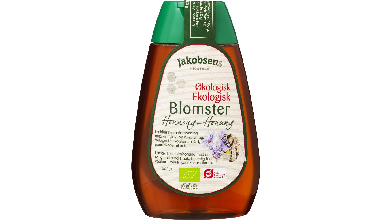 Øko Blomster honning squeeza 350g