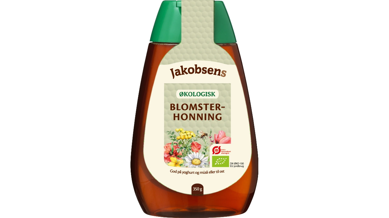 Øko Blomster honning squeeza 350g