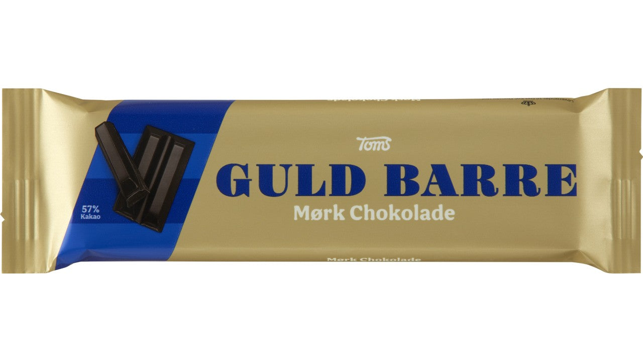 Guld Barre mørk 35x45g