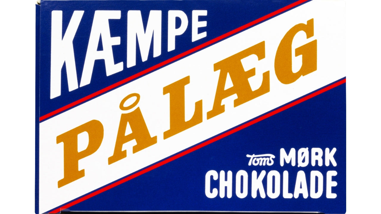 Pålægschokolade mørk kæmpe 90g