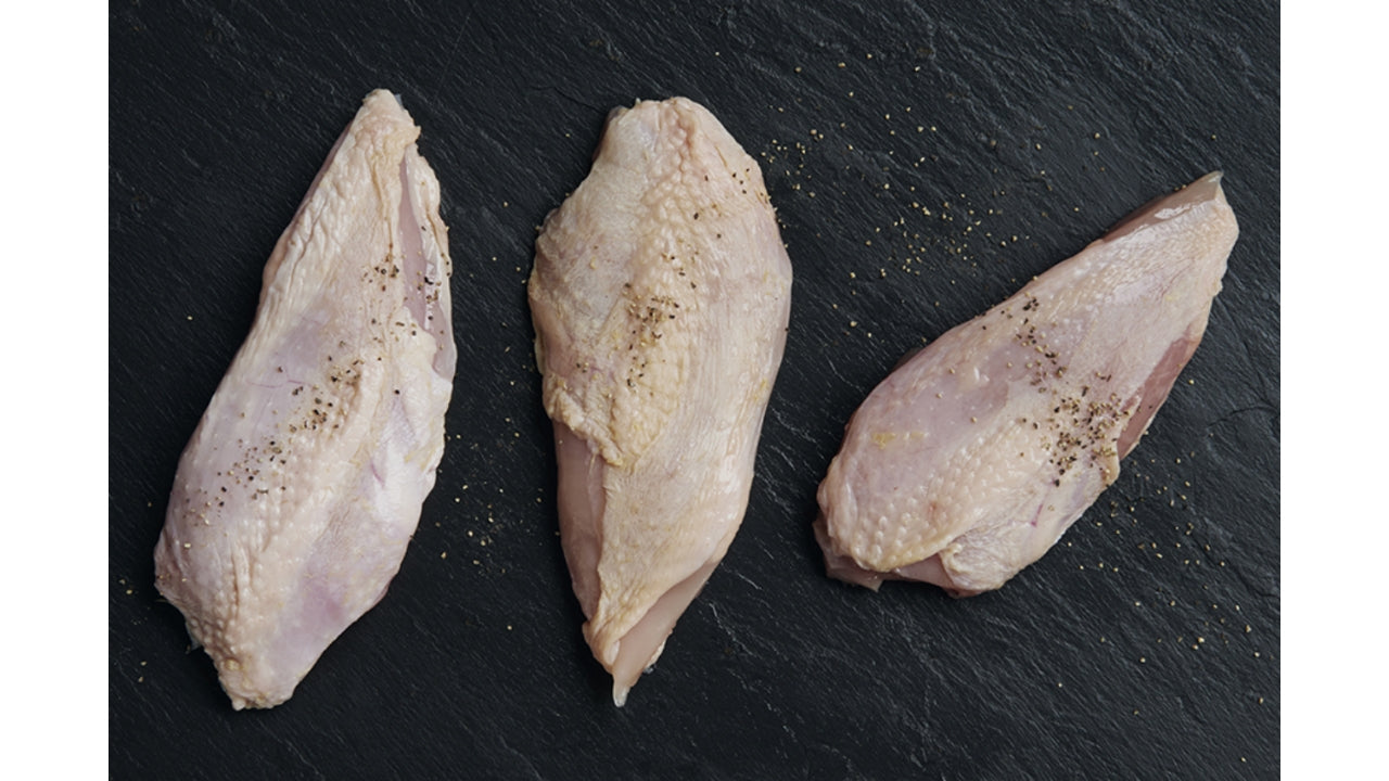 Kyllingebryst m/skind 150-210g 2kg