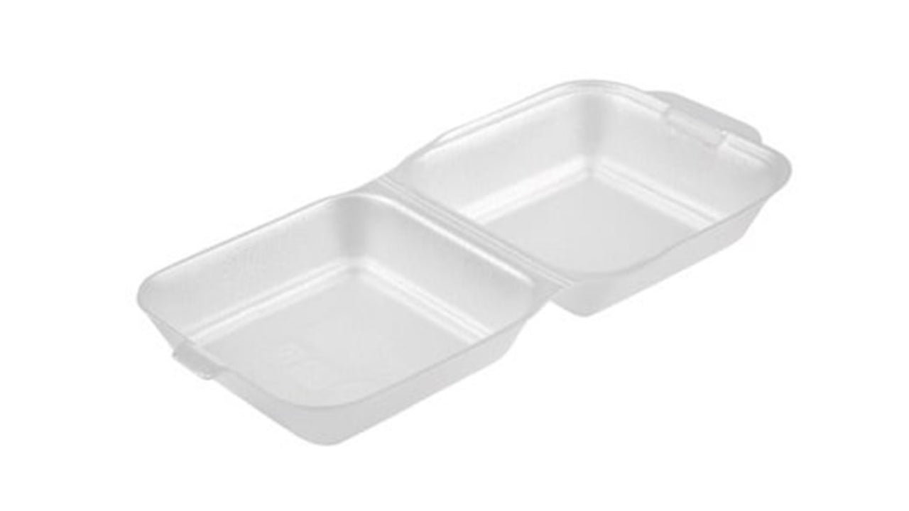 Burgerboks HP6 Firkantet 170stk hvid