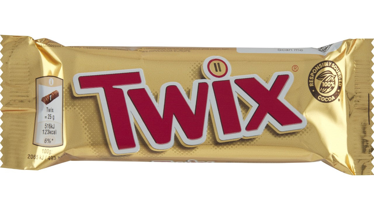 Twix chokolade single 32x50g