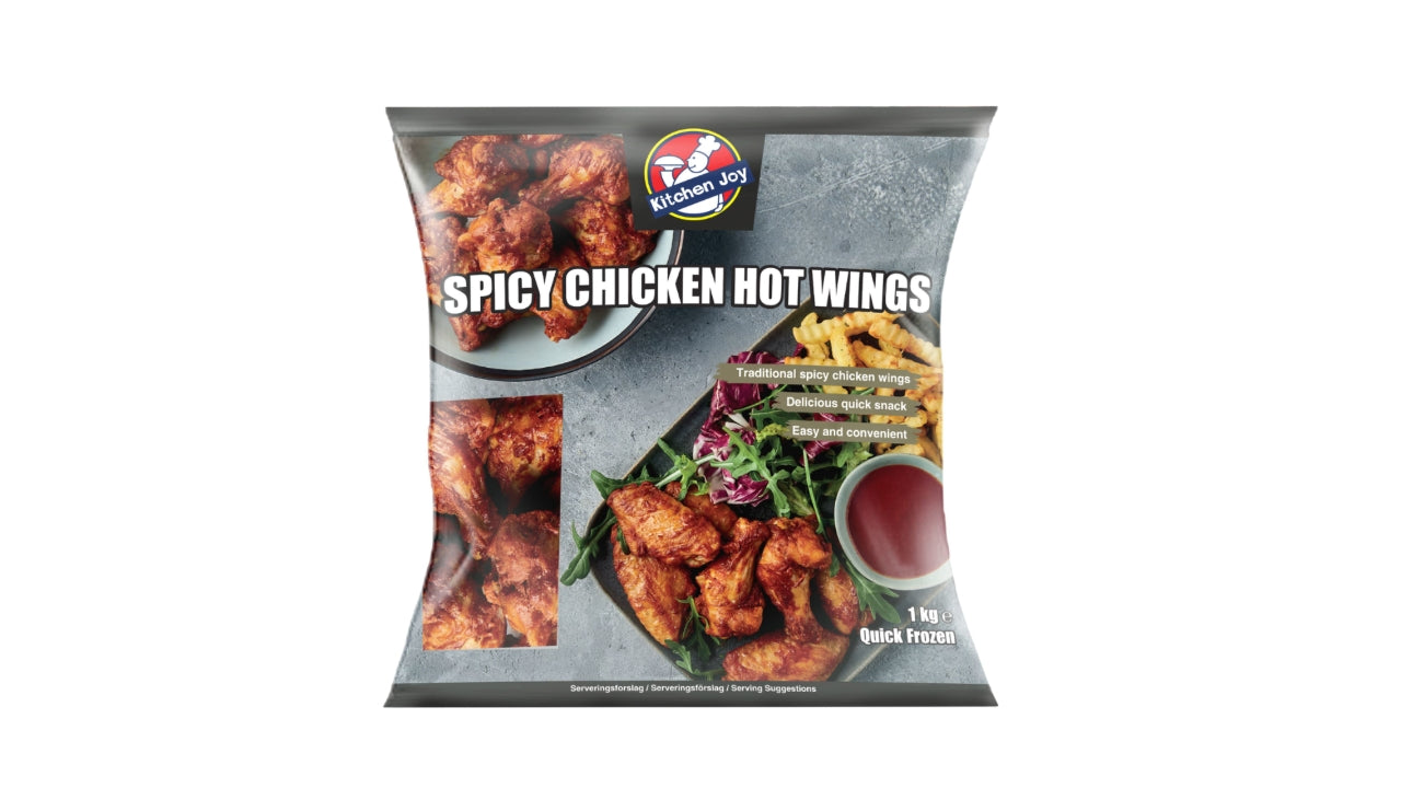 Kylling Hotwings Spicy 1kg