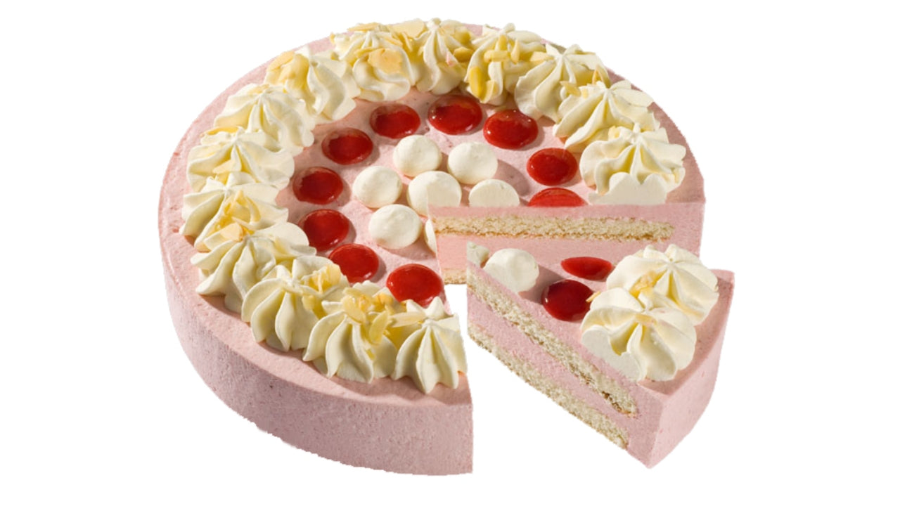 Jordbær mousse lagkage 1,2kg