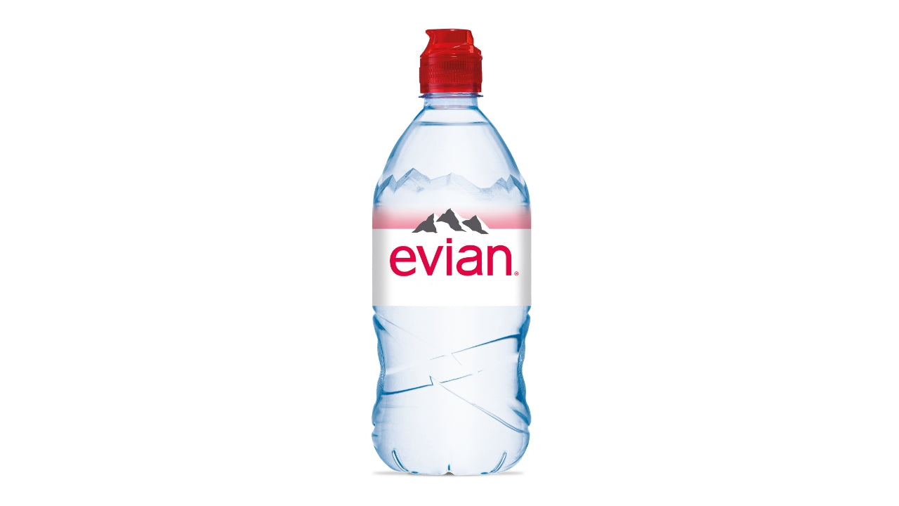 Evian sportscap 12x75cl