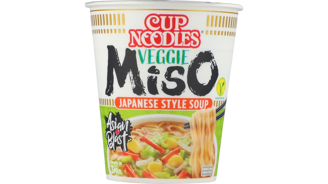 Cup noodles veggie miso 67g