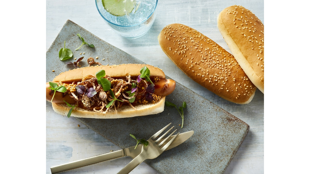 Pølsebrød chicago sesam 8x10x57g