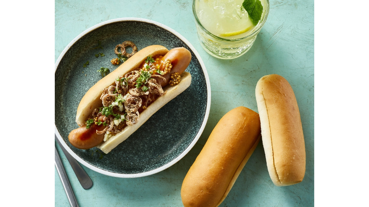 Hotdogbrød skåret 10x12x50g