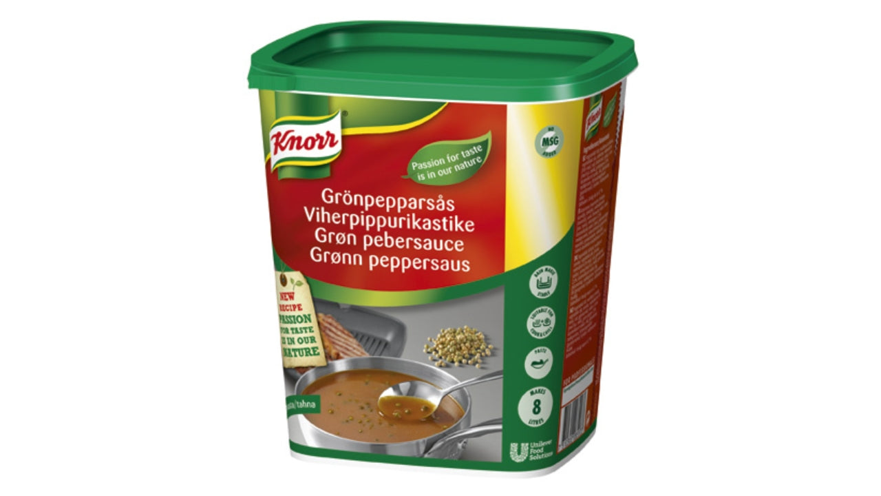 Grøn pebersauce pasta 1kg 8L
