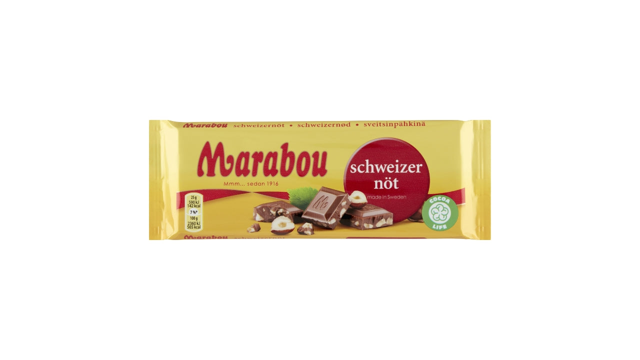 Marabou schweizernød 100g