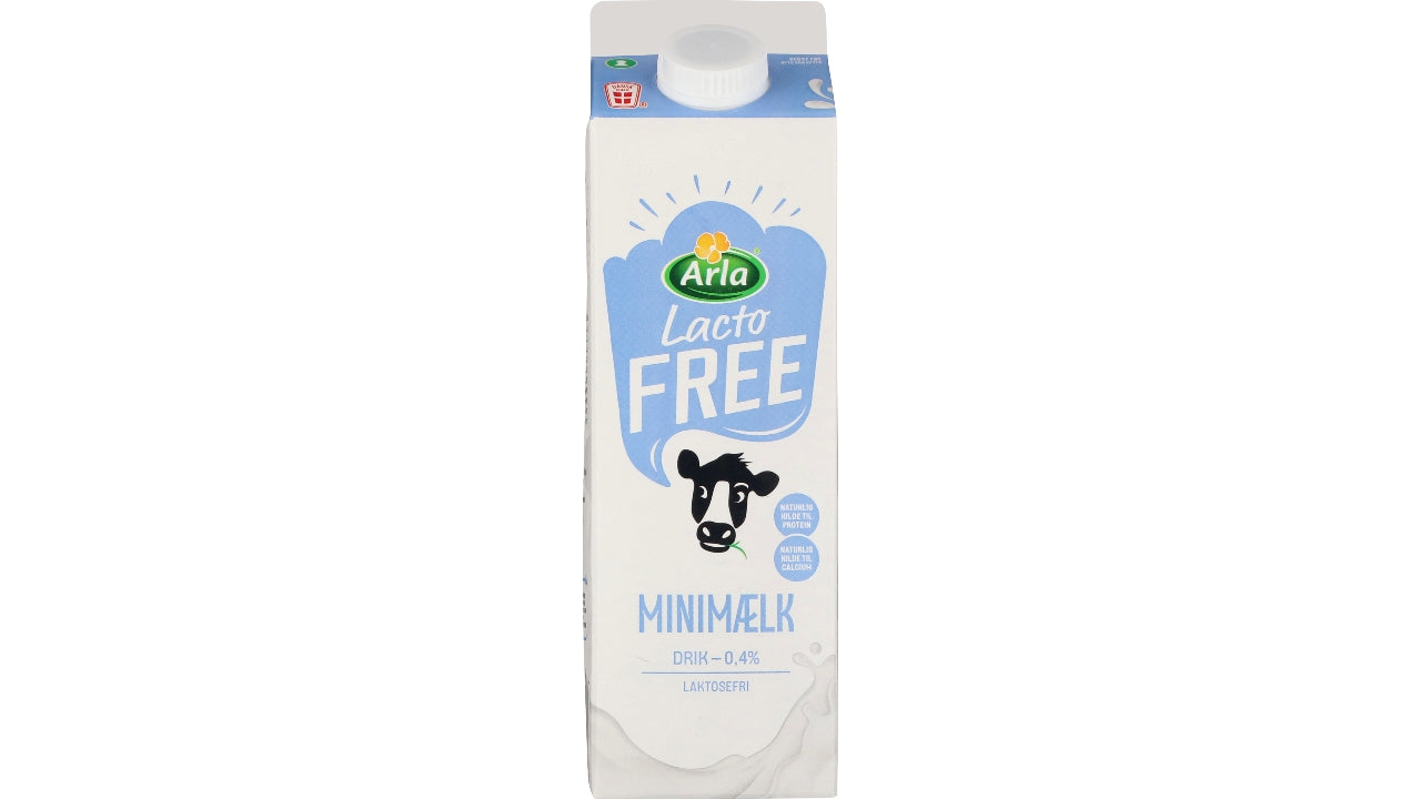 Minimælk laktosefri 0,4% 1L - Mælk