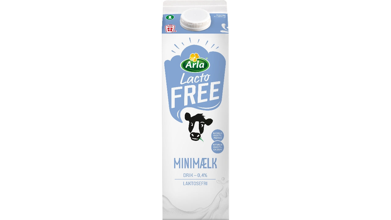 Minimælk laktosefri 0,4% 1L