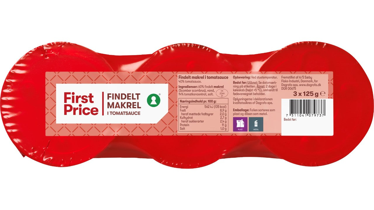 Plukmakrel tomat 3pk 375g
