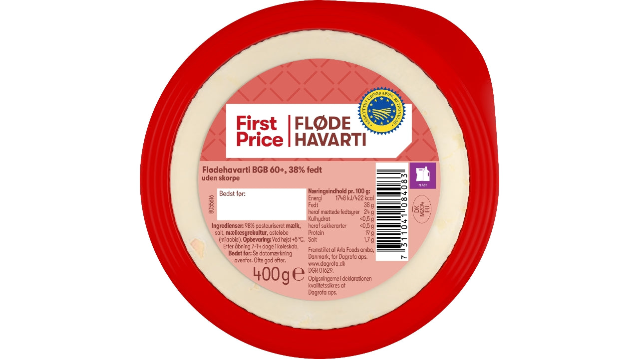 Fløde Havarti 60+