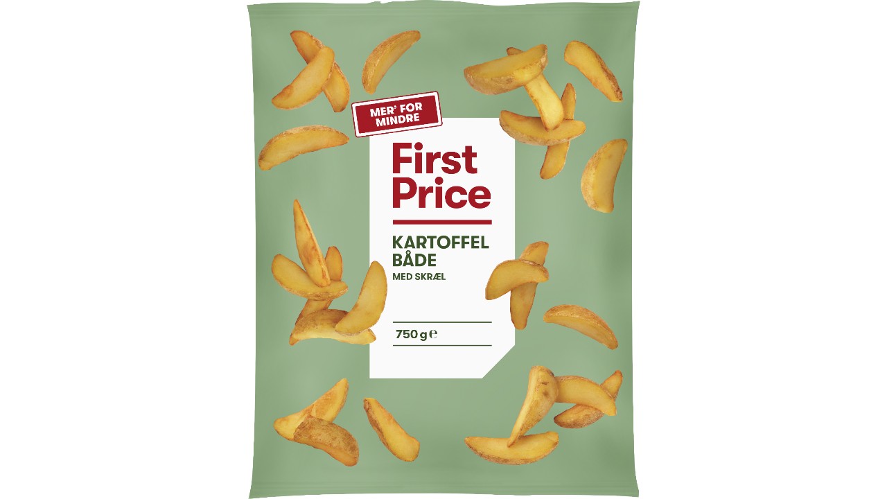 Kartoffelbåde med skræl 750g
