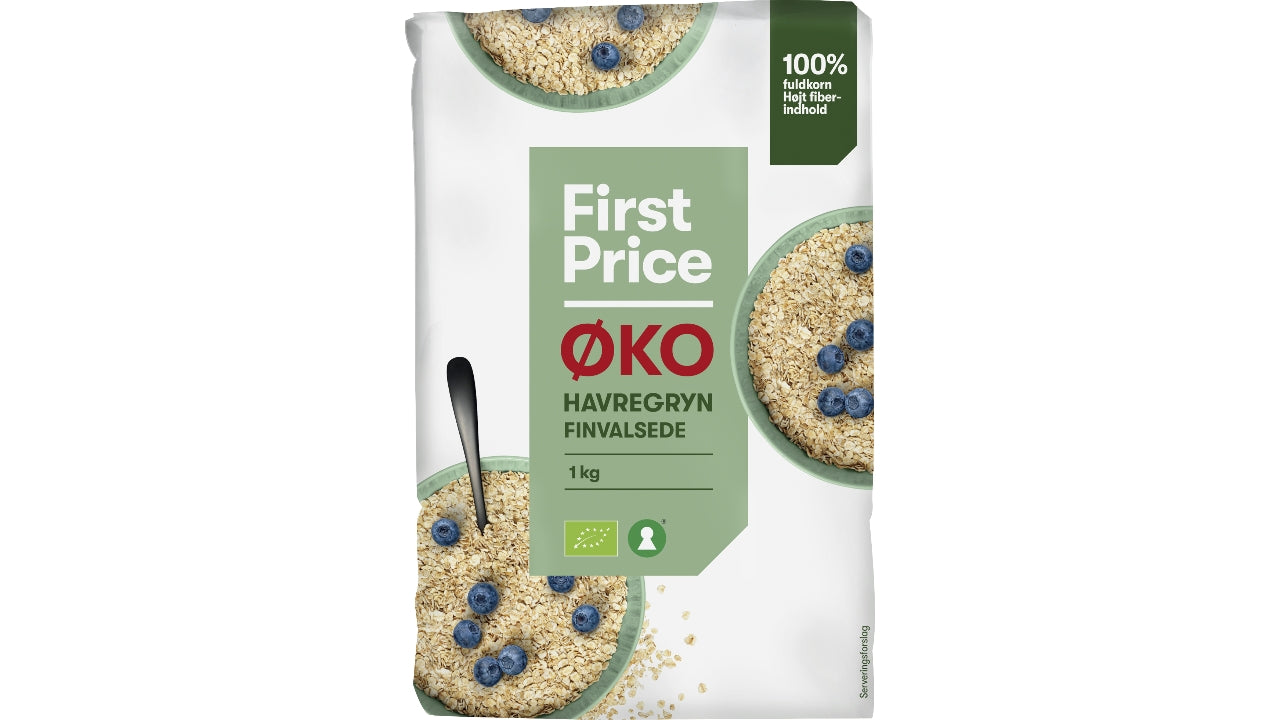 Øko Havregryn finvalset 1kg