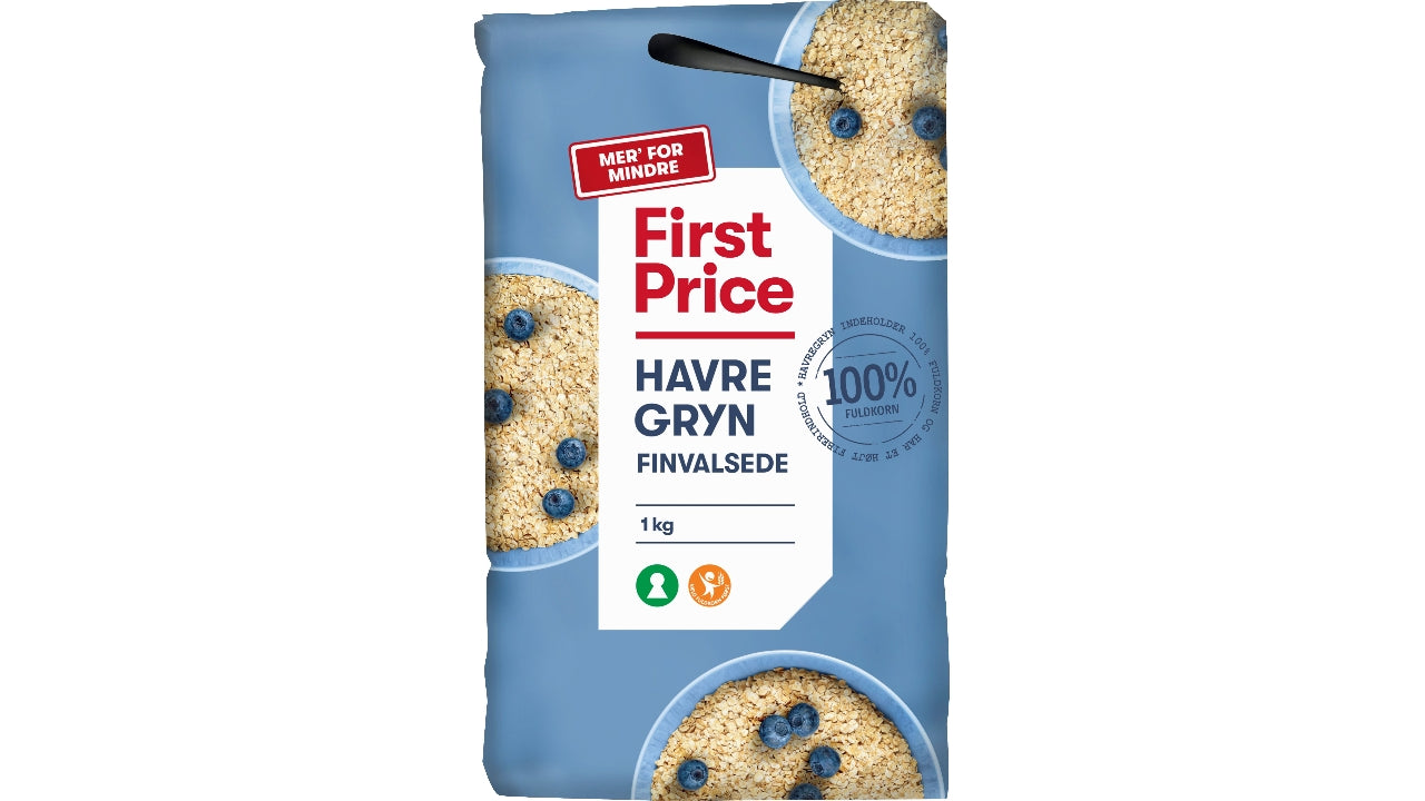 Havregryn finvalset 1kg