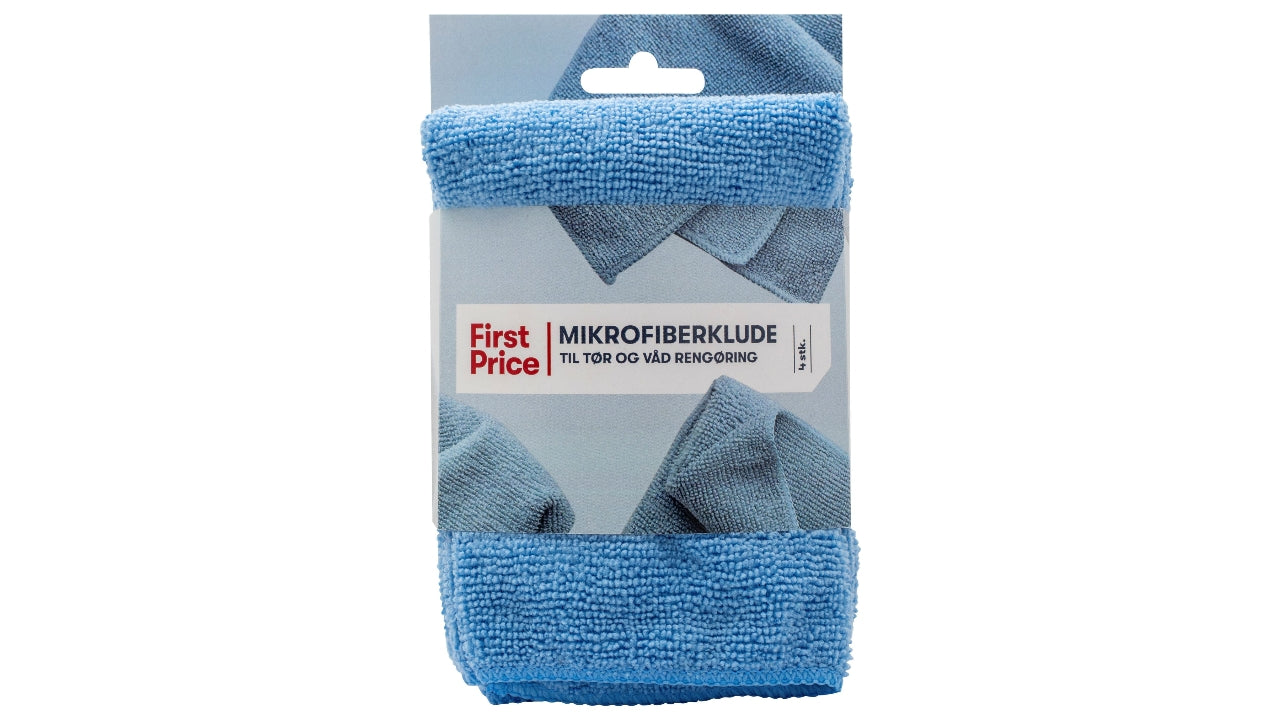 Microfiberklude 4stk