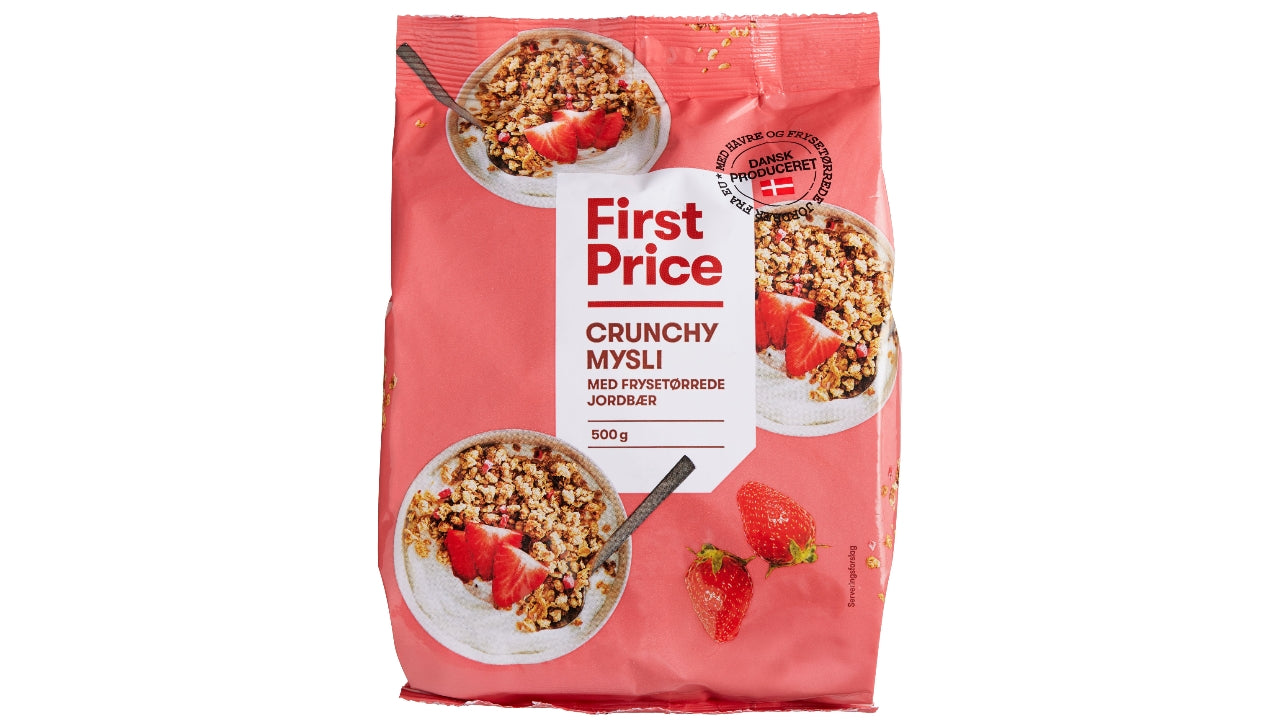 Musli med jordbær 500g