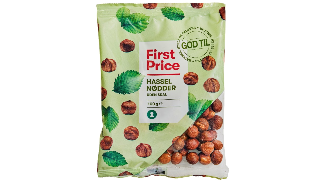 Hasselnøddekerner 100g