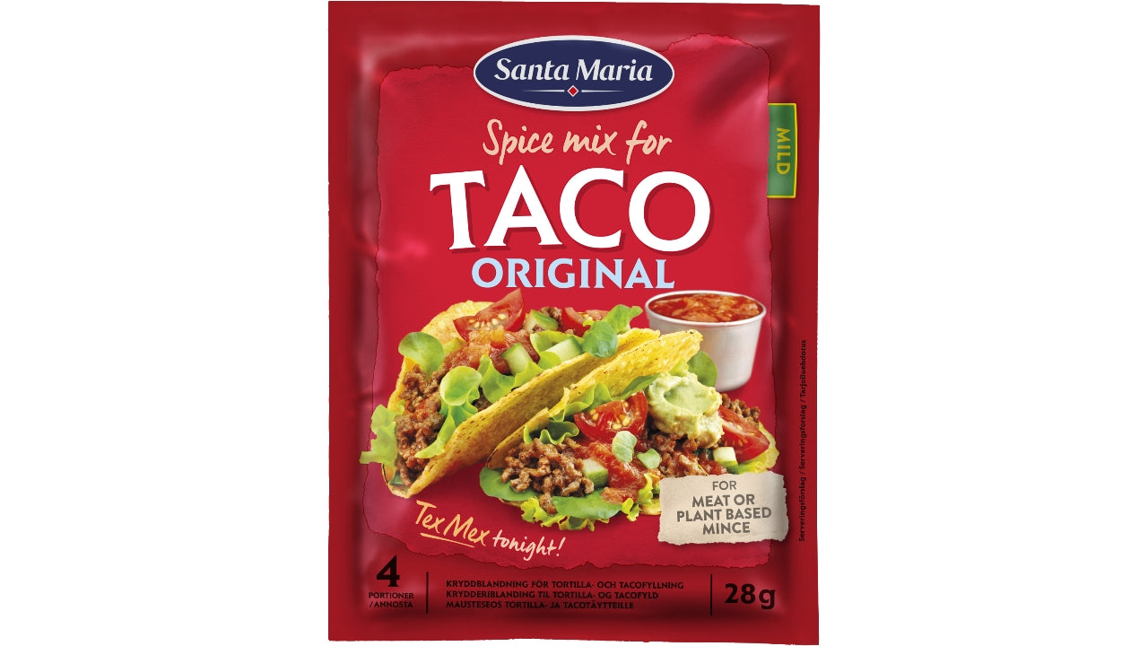 Tex-mex taco krydderimix 40g
