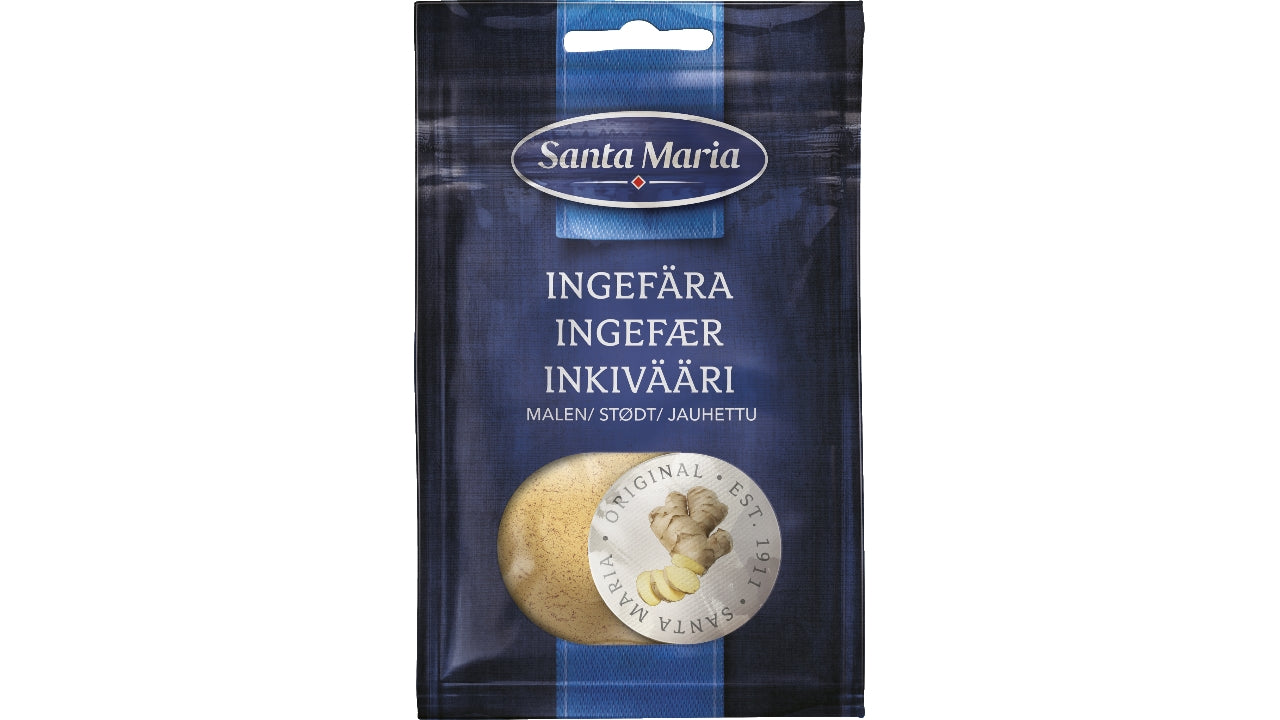 Ingefær stødt