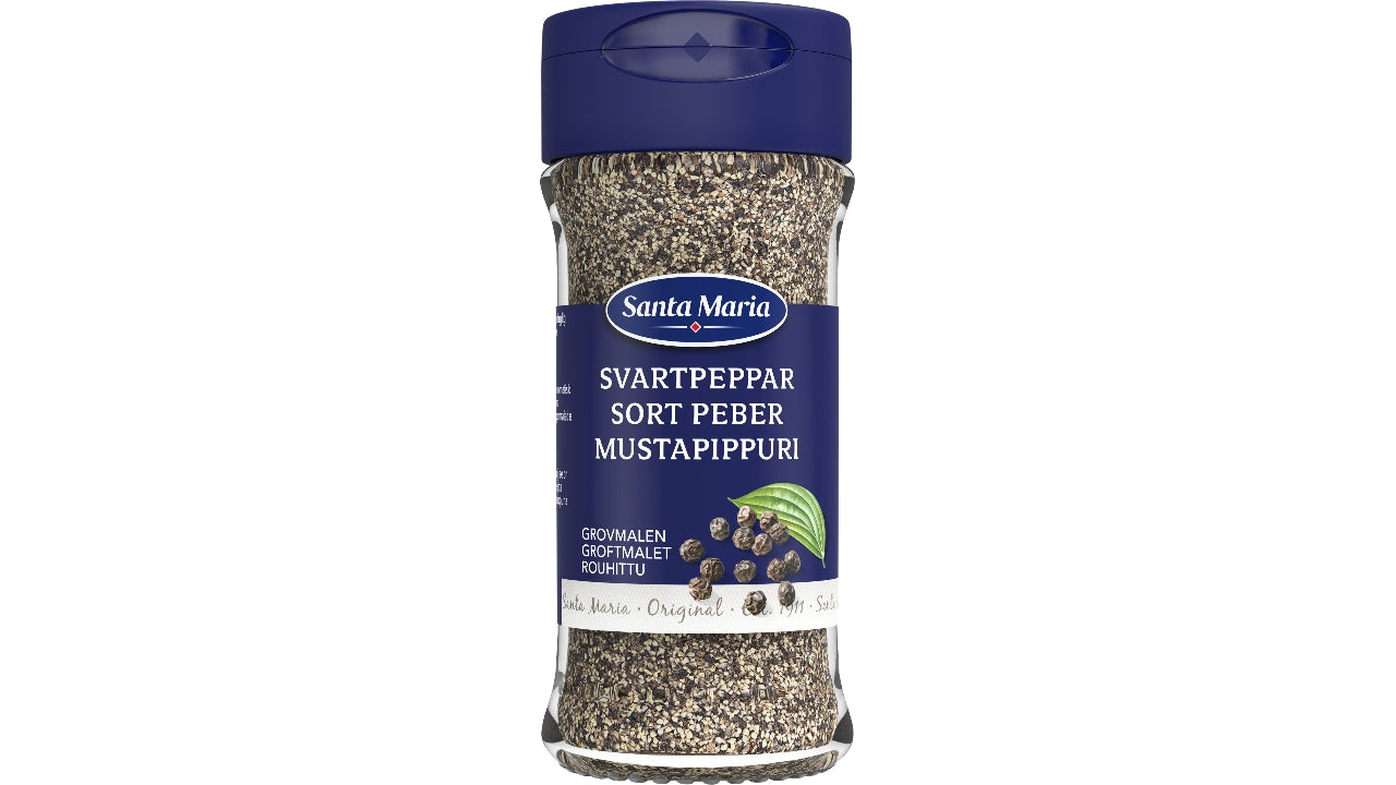 Peber sort groft 34g