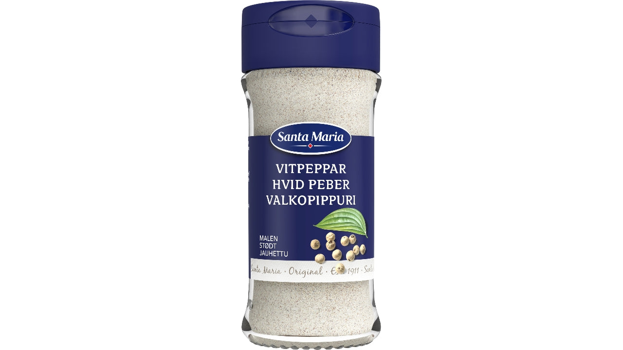 Peber hvid stødt 35g