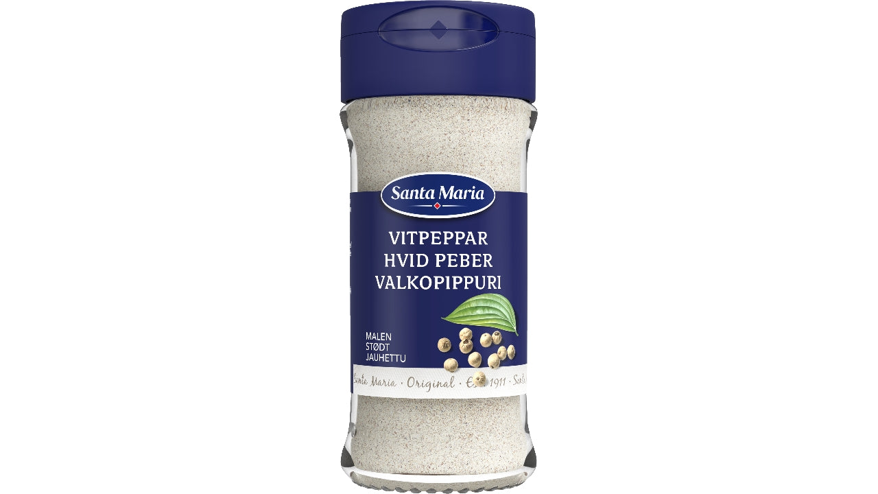 Peber hvid stødt 35g