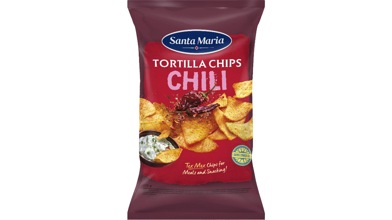 Tortilla chips chili 475g