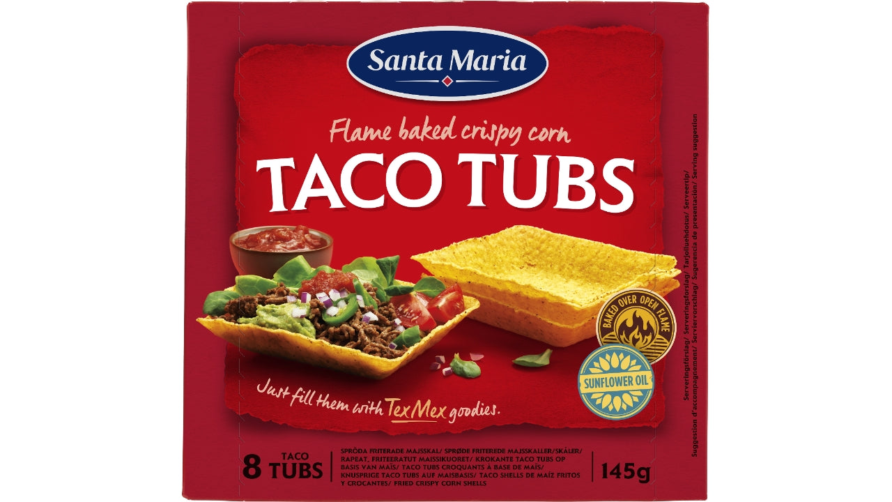 Taco tubs 145g