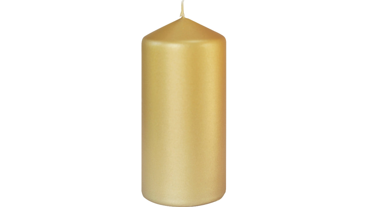 Bloklys guld 7x15cm 1stk