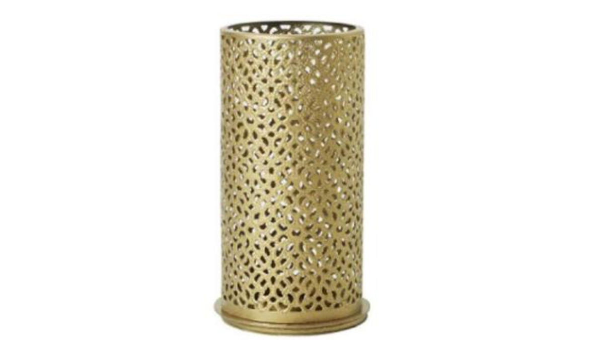 Bliss lysestage guld 140x75mm