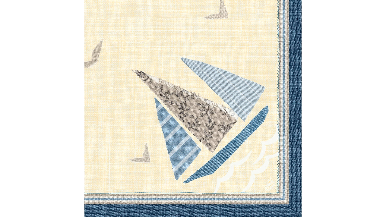 Serviet airlaid seaway 40x40cm 60stk