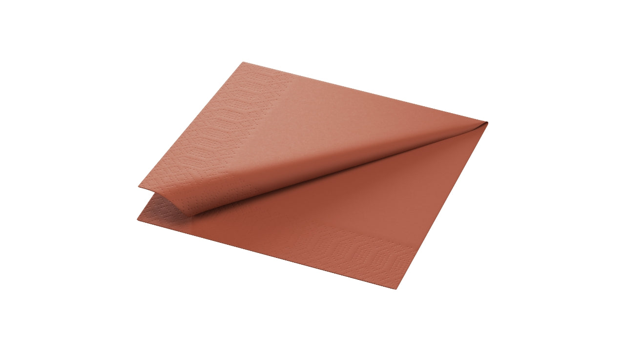 Serviet 33x33cm earth terra 125stk