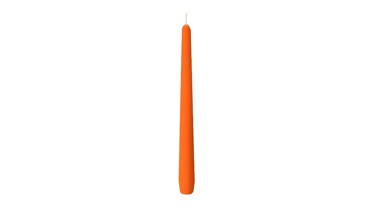 Antiklys orange 250xØ22mm 50stk dyppede