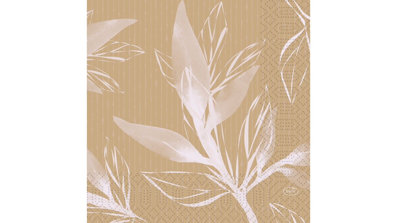 Serviet 33x33cm eco leaves 3-lags 50stk