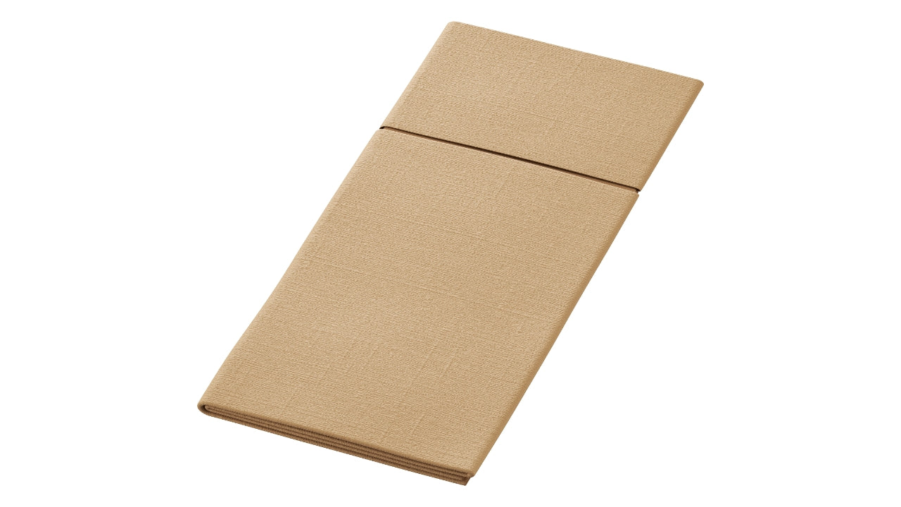 Serviet t/bestik 40x33cm eco brun 65stk