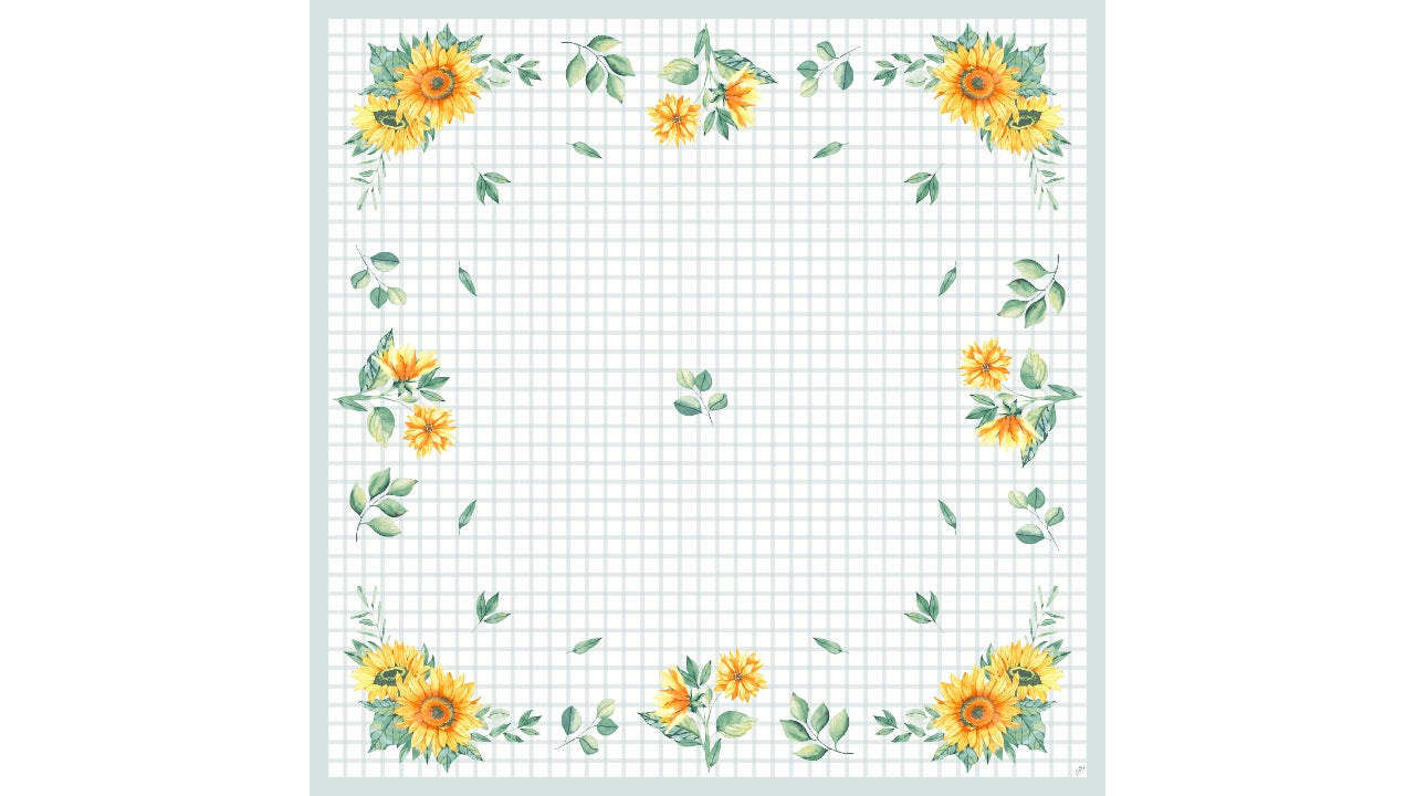 Stikdug sunflower 84x84cm 20stk
