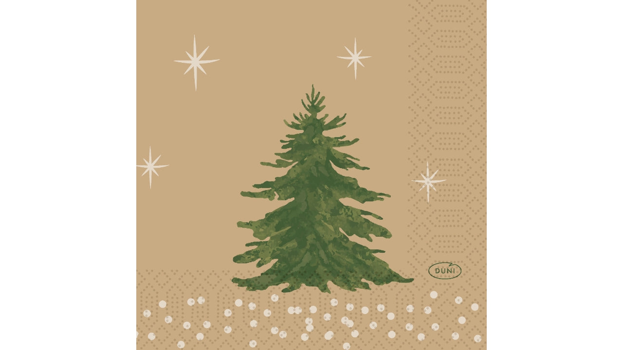 Serviet 24x24cm humble trees 50stk