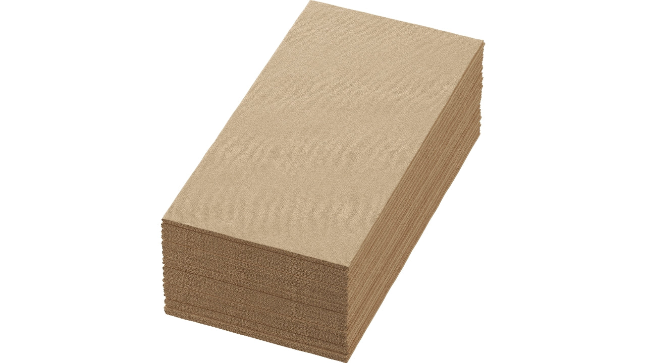 Serviet 40x40cm natural brun 60stk