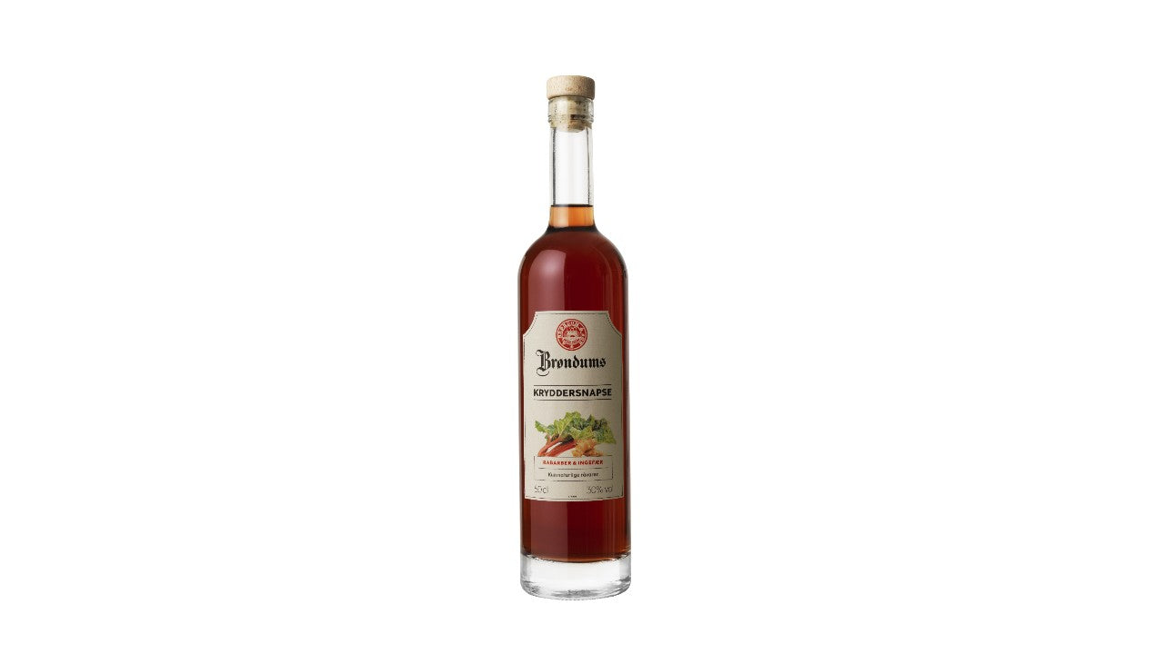 Kryddersnaps Rabarber Ingefær 30% 50cl