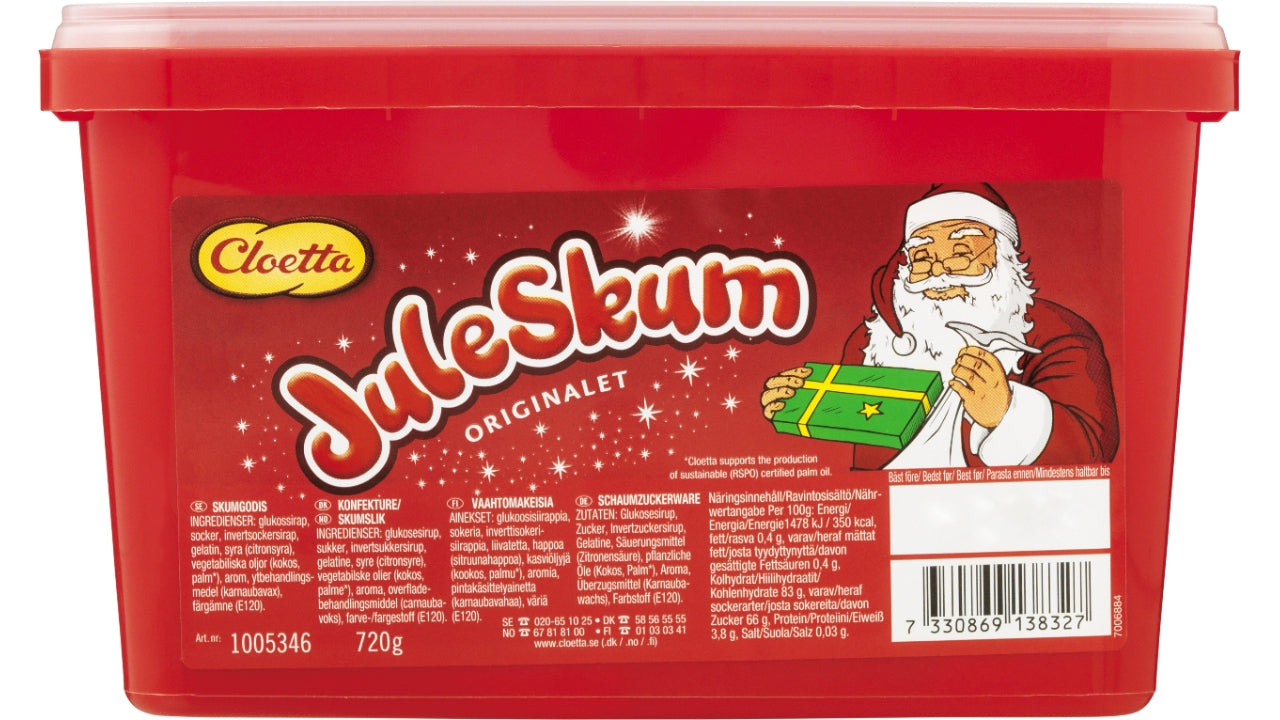 Cloetta juleskum 720g
