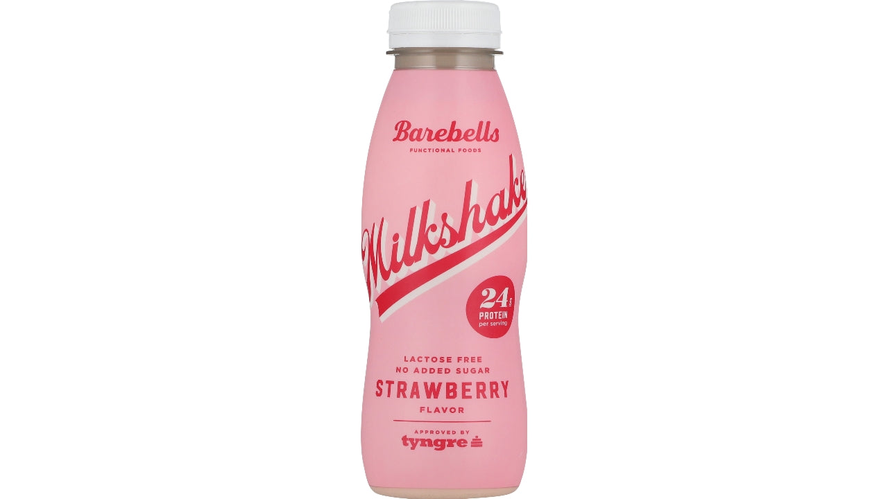 Protein milkshake strawberry 33cl