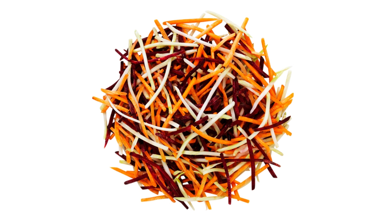 Juliennemix Gulerod/rødbede/broc 1kg (6)