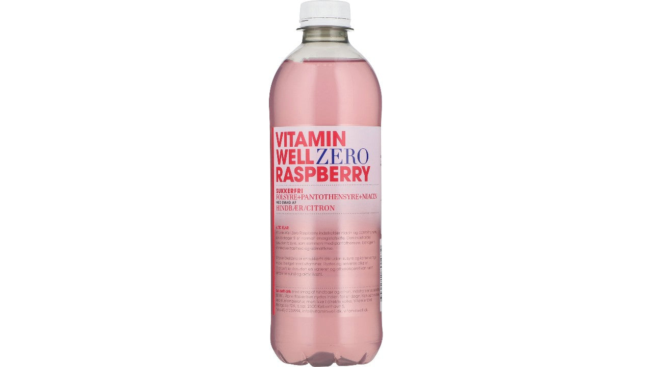 Vitamin Well Raspberry Zero 50cl