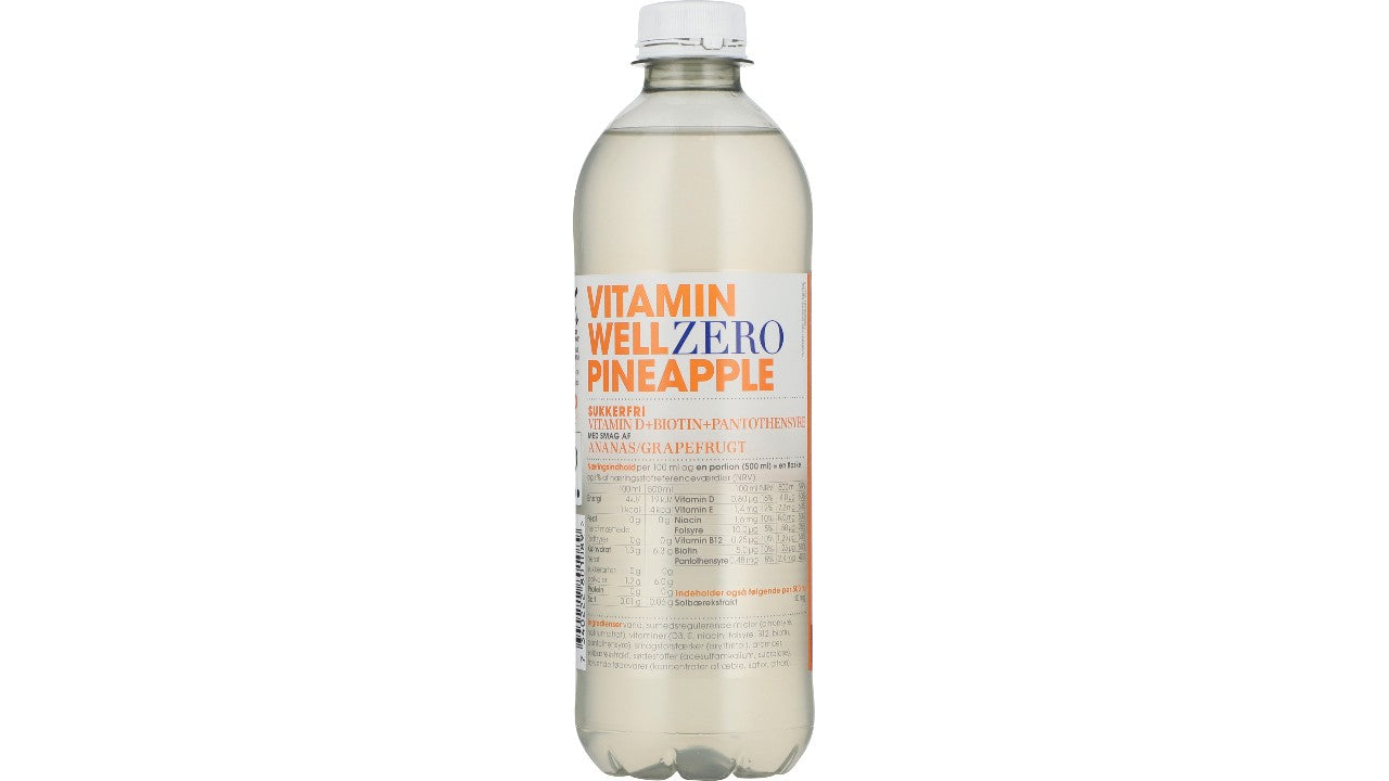 Vitamin Well Pineapple Zero 50cl