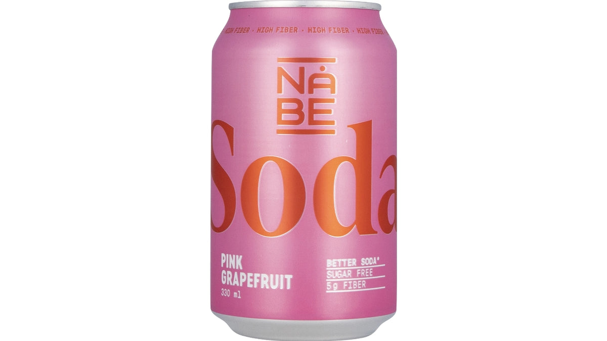 NÅBE soda pink grapefrugt 12x33cl